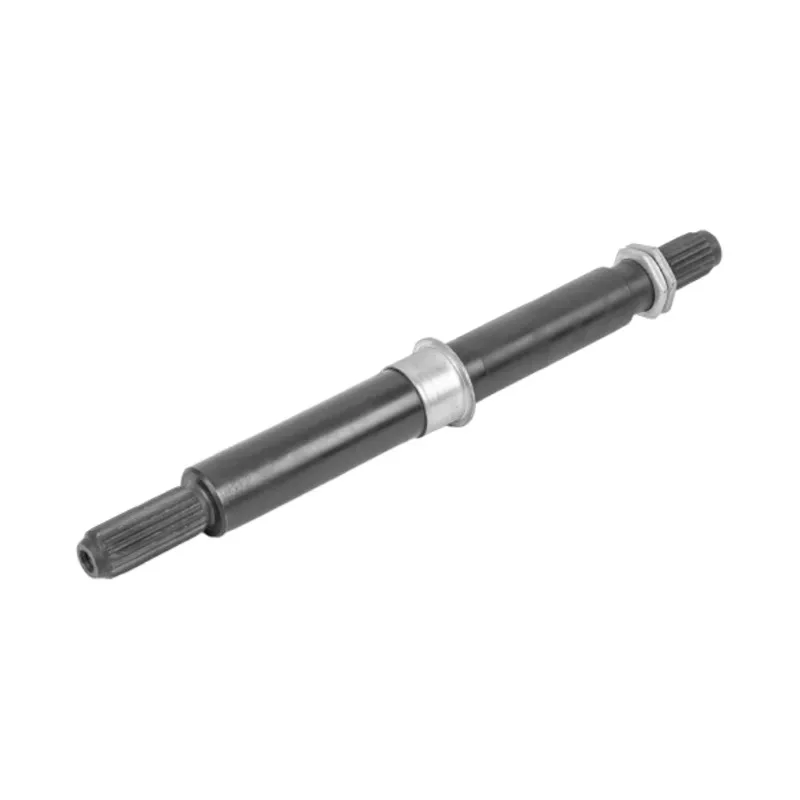 Rectangular spline motor shaft